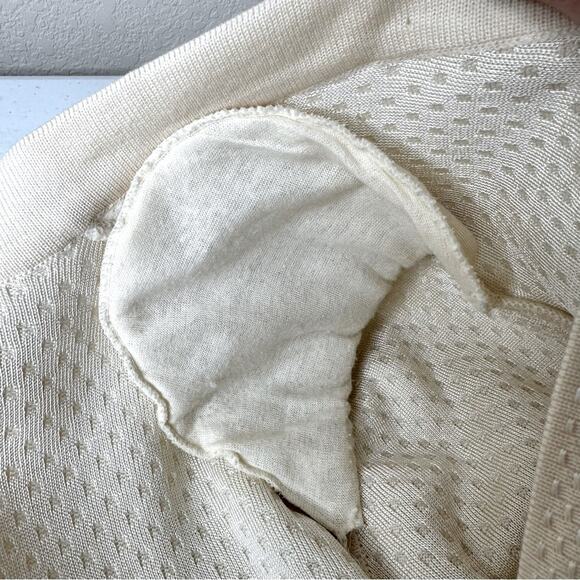 Vintage ESCADA Margaretha Ley Wool Blend Ivory Pockets Buttons Cardigan Size L - Picture 12 of 13